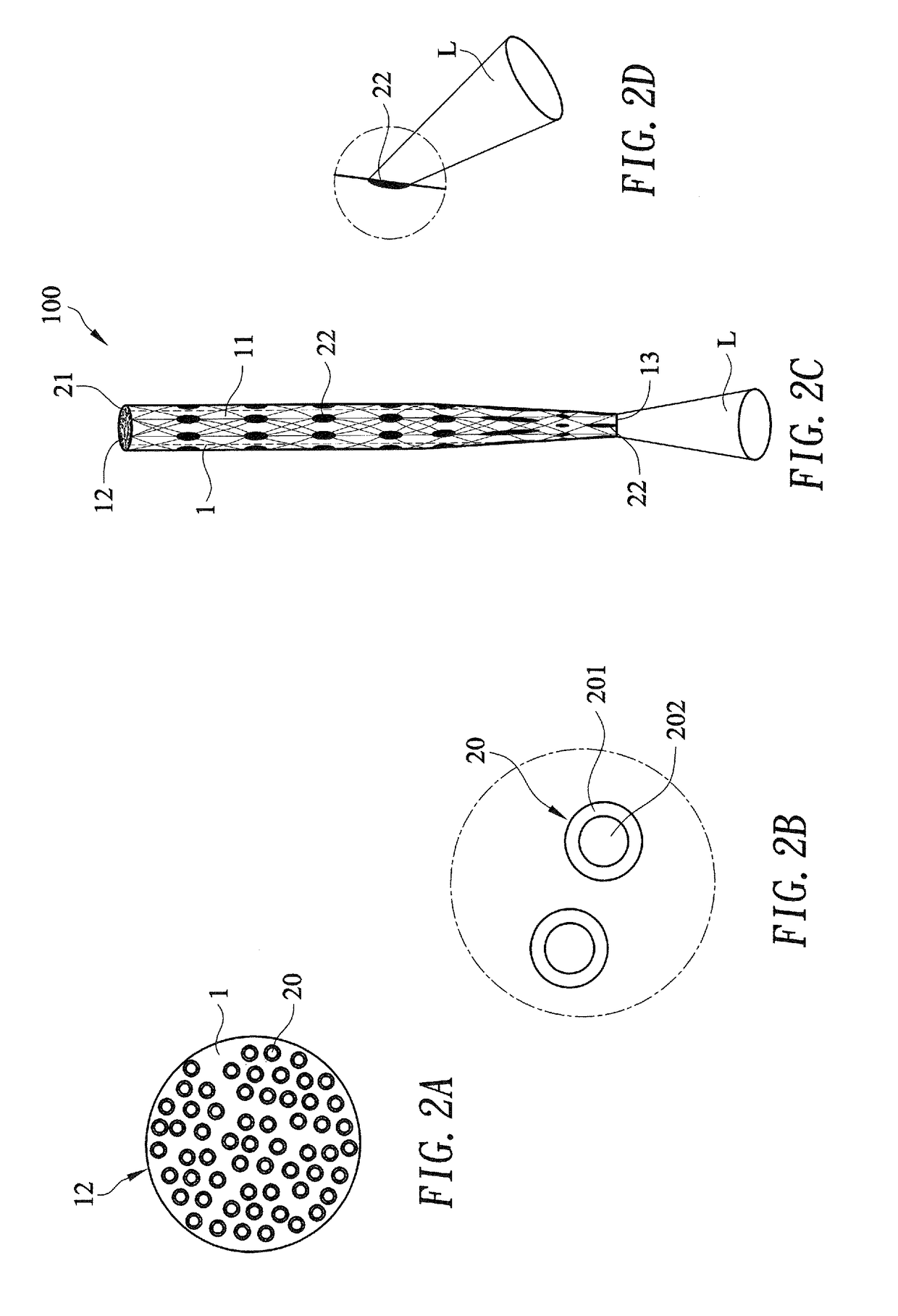 Woven fiber optics dental post