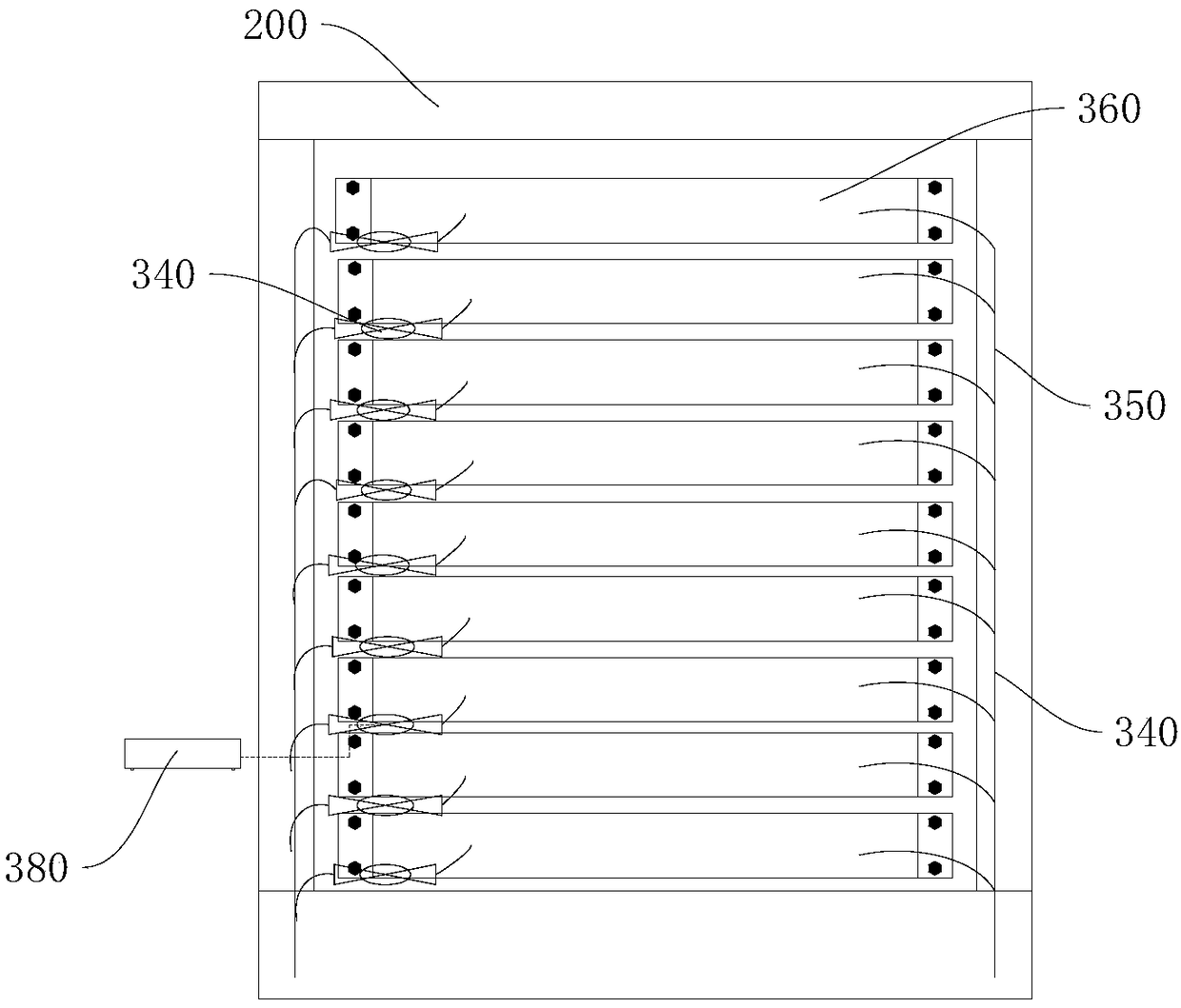 Charging station and charging station cooling control method