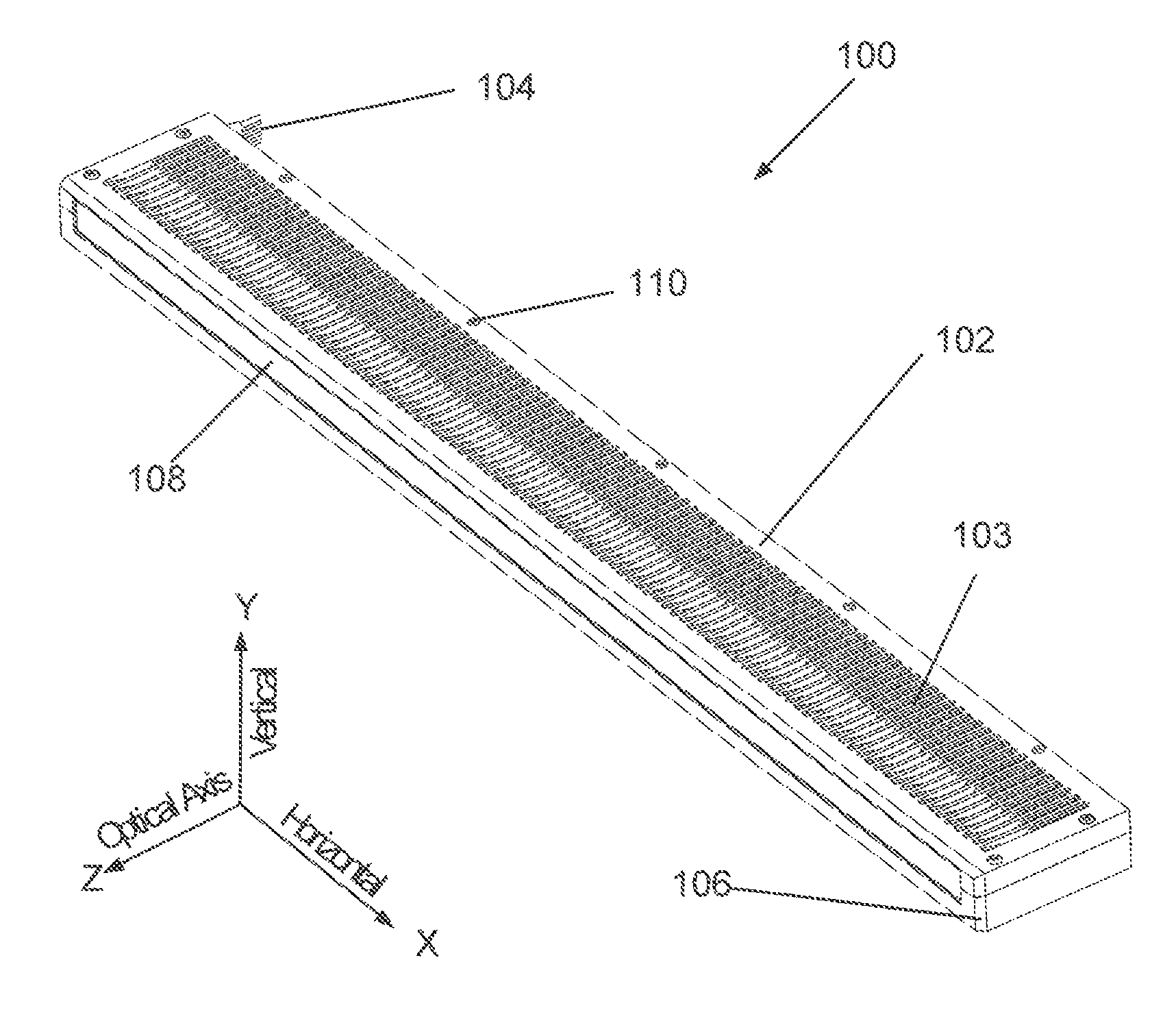 Light emitting diode linear light for machine vision