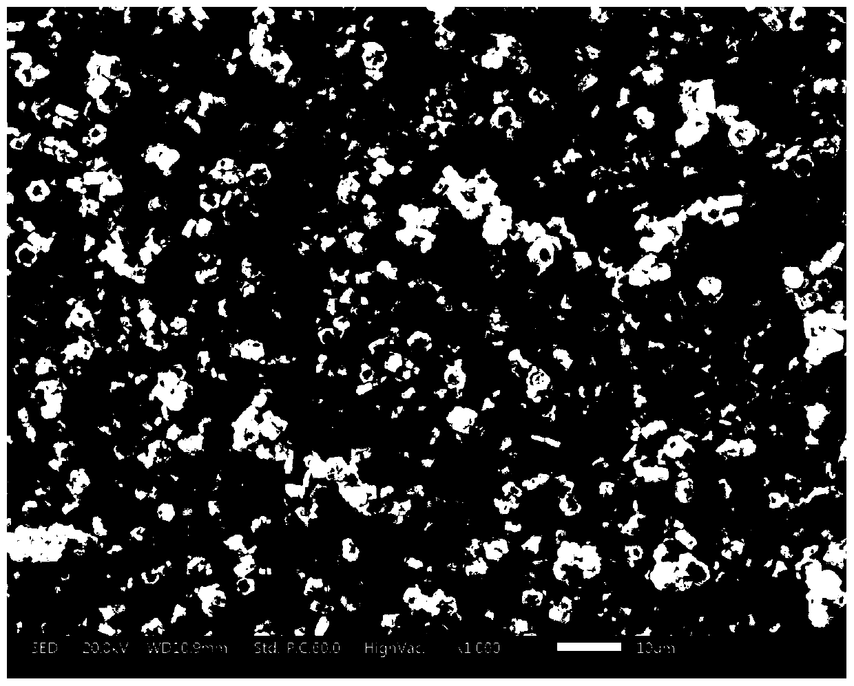 A kind of hollow iron oxide material and preparation method thereof