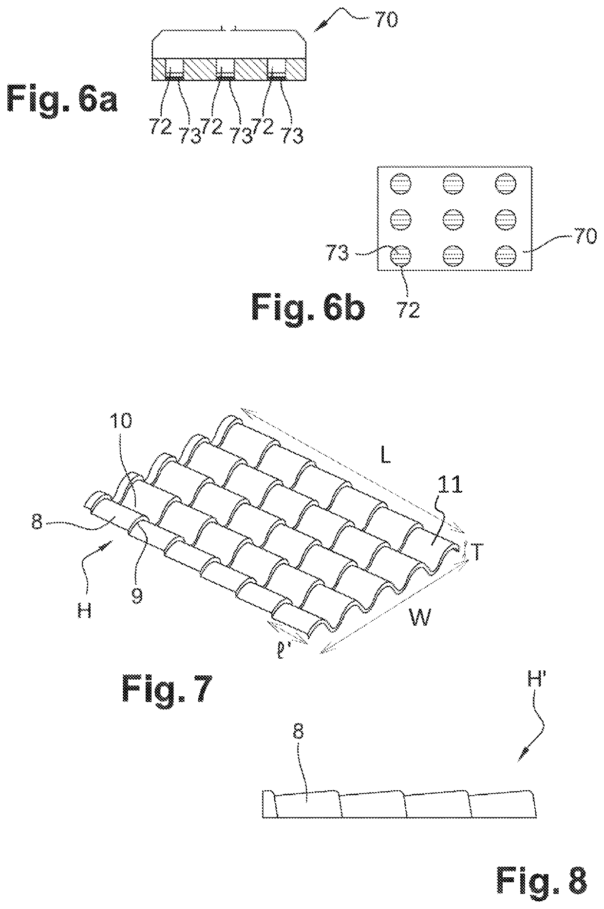 Method for producing a hydrophobic element and use thereof