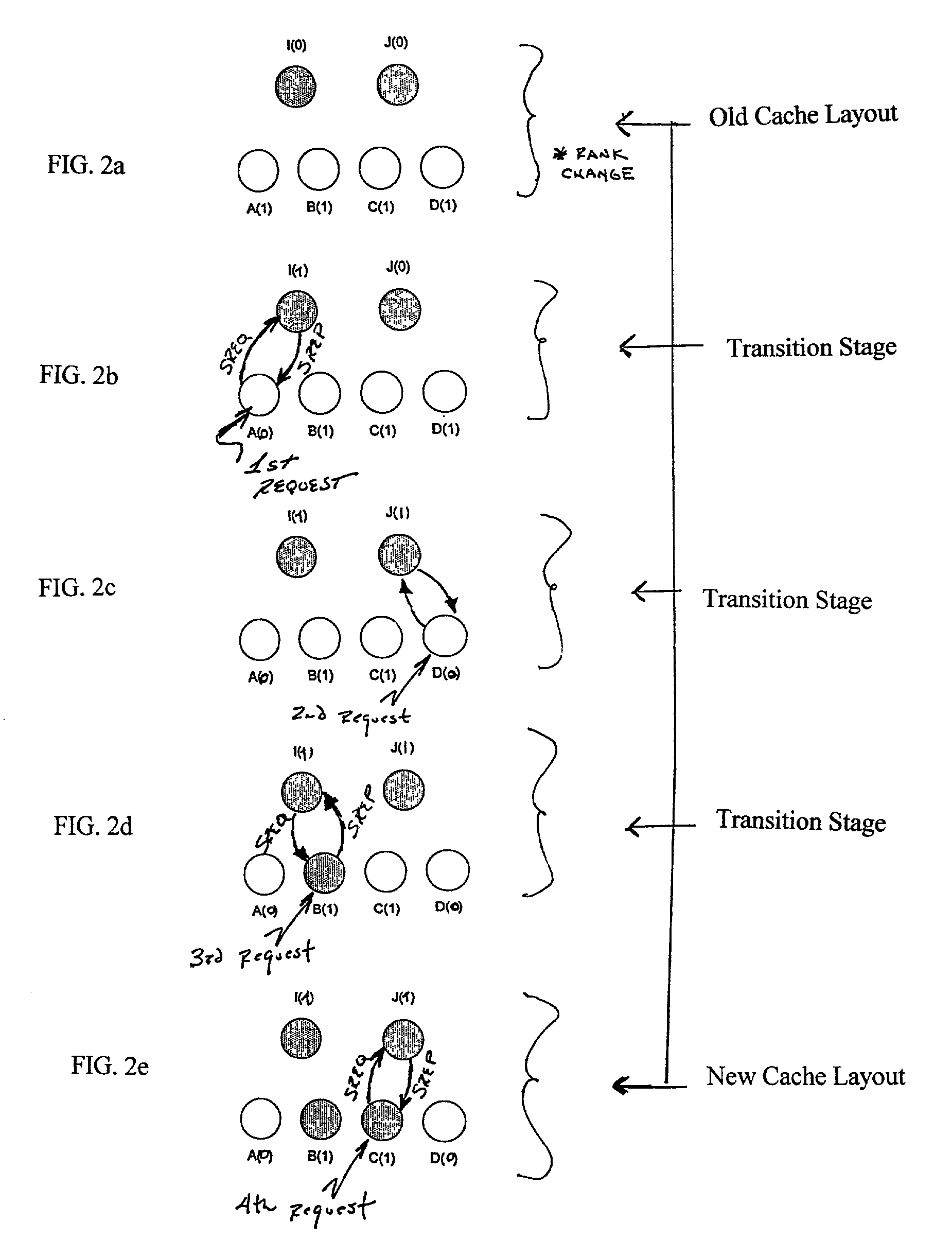 Method and system for data layout and replacement in distributed streaming caches on the Internet