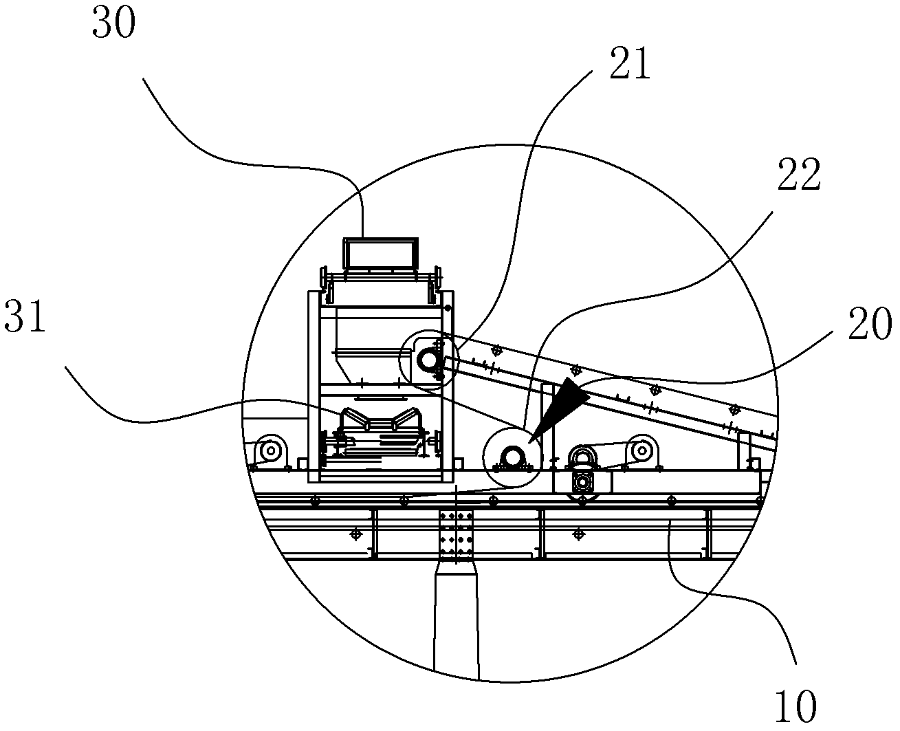 Distribution conveyor