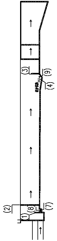 Automatic sludge-sucking device for pre-sedimentation tank and method of device