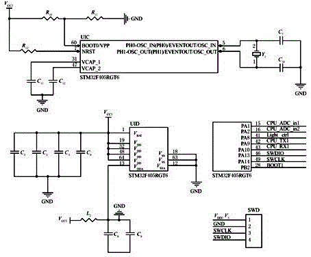 Underground CCD photo-communication illumination system