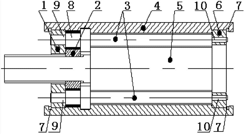 Planet roller screw servo device with constant transmission ratio