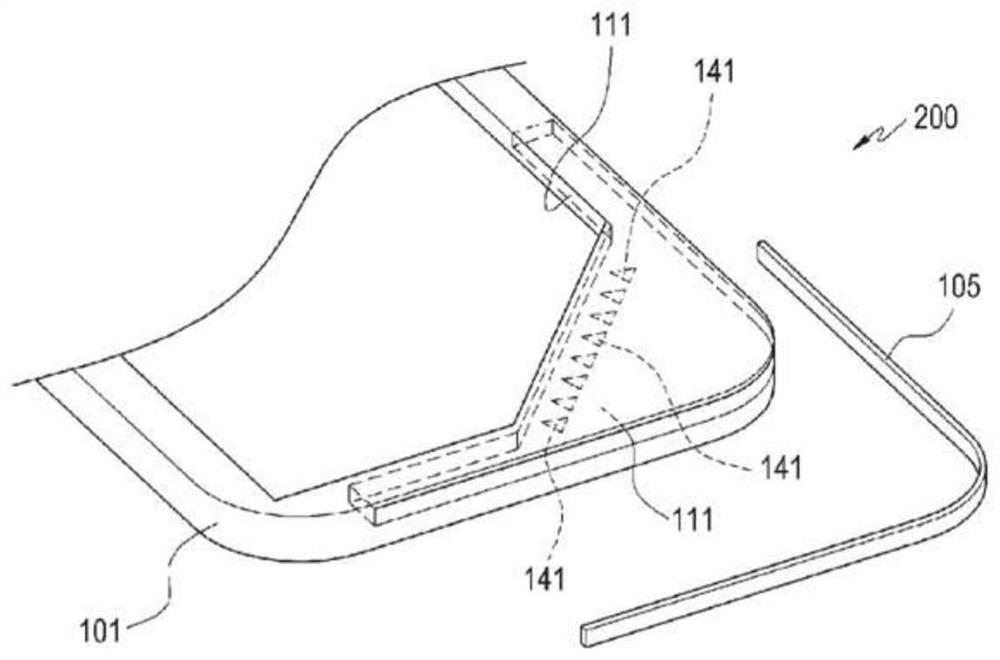 Wireless communication device with leaky wave phased array antenna