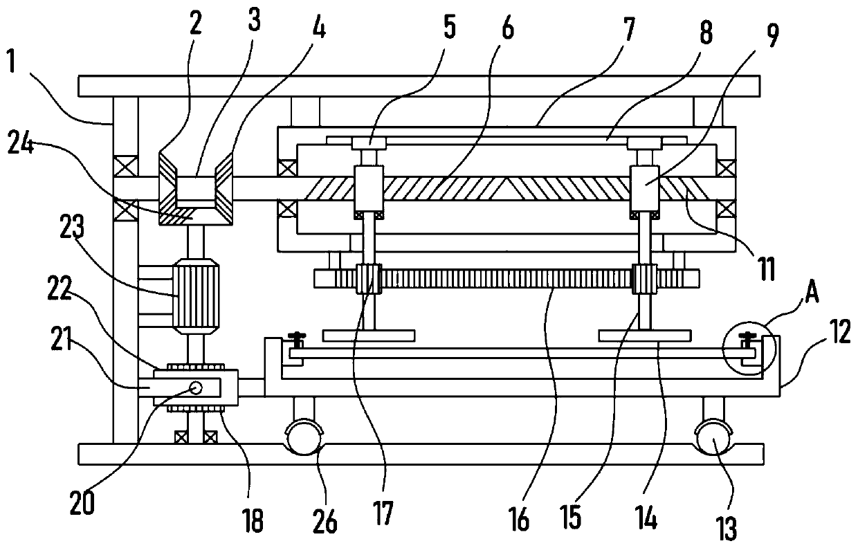 Basketball stand backboard surface grinding device