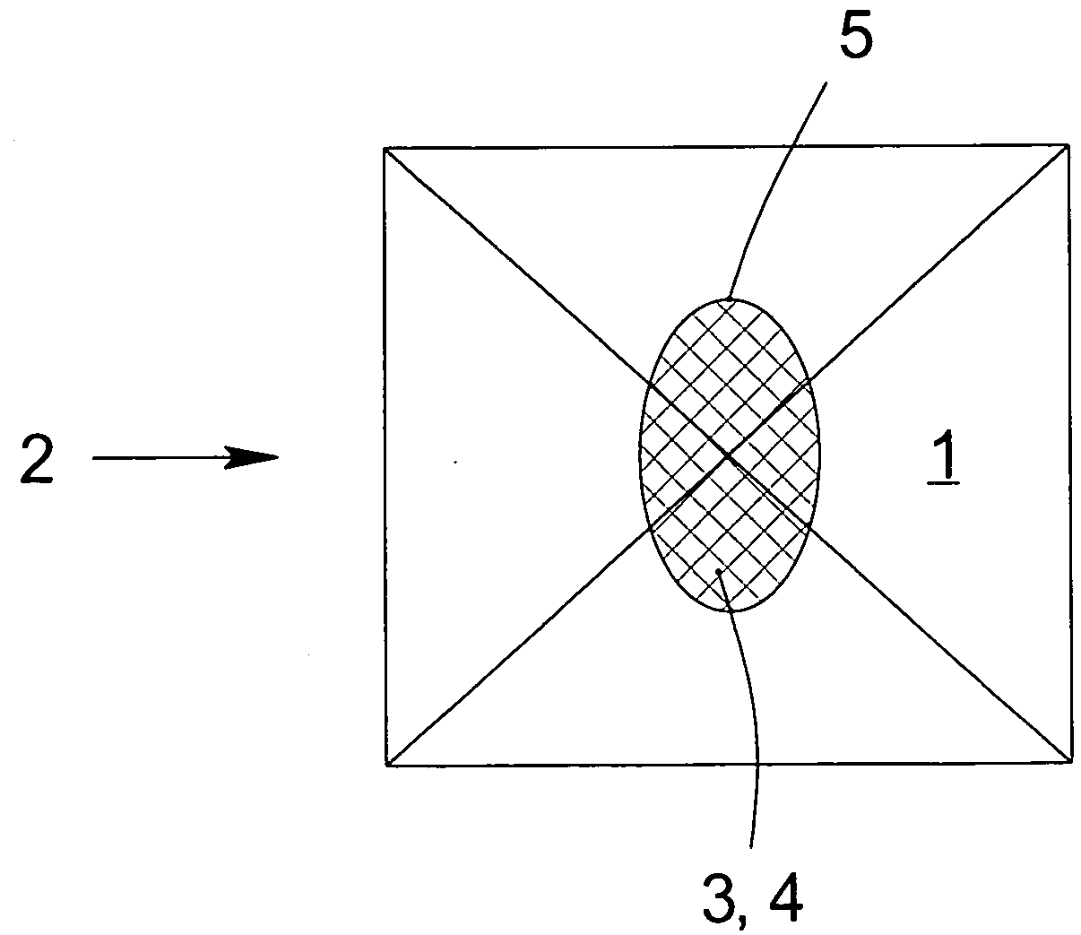 Method for using visible surfaces as advertising surfaces for aerial image and satellite recordings