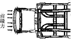 Automobile front floor framework