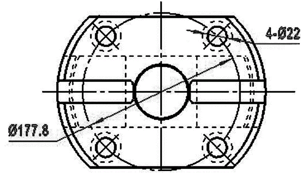 Method for machining cylinder holes in diesel engine body