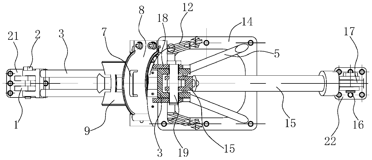 An inclined boosting type lifting device with a slidable bracket