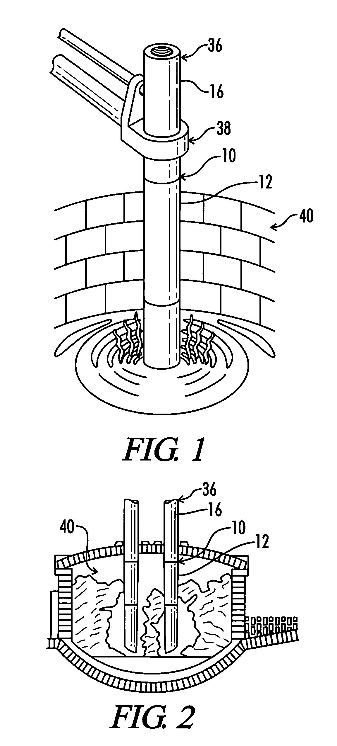 Cemented electrode joint and process for curing the same