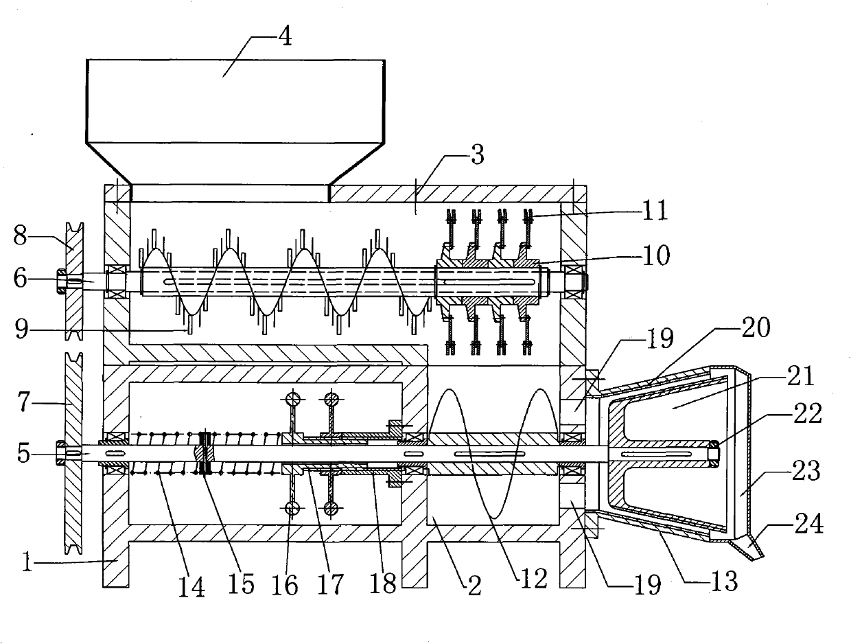 Potato extracted starch refiner