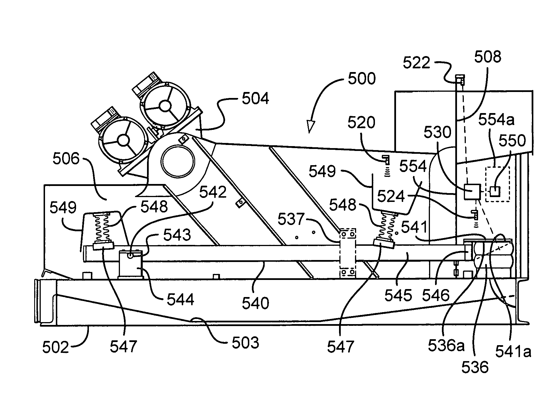 Adjustable basket vibratory separator