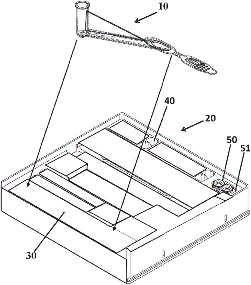 Devices, systems, methods and kits for receiving swab