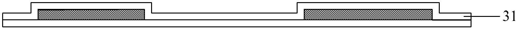 Production method for array substrate of active-matrix organic light-emitting display (OLED)