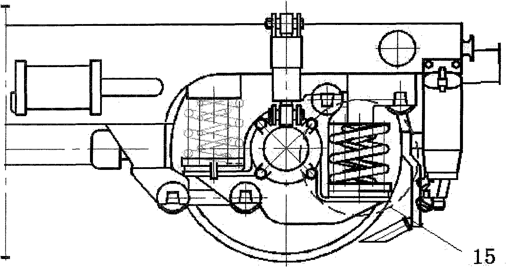 Shirking press-mounting device of spring positioning seat friction sleeve of railway vehicle axle box and use method thereof