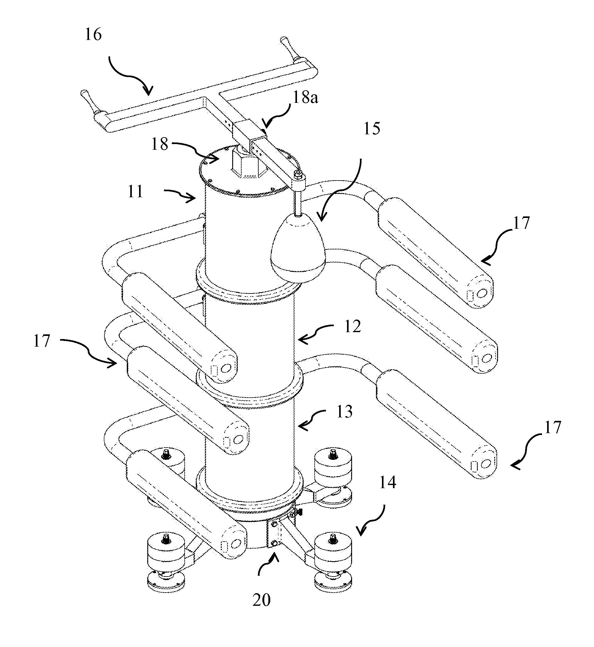 Body hardening machine