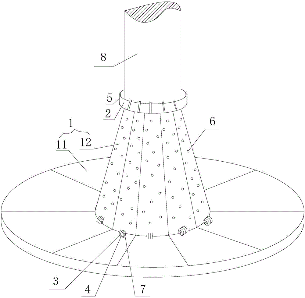 Tree protector with good air permeability