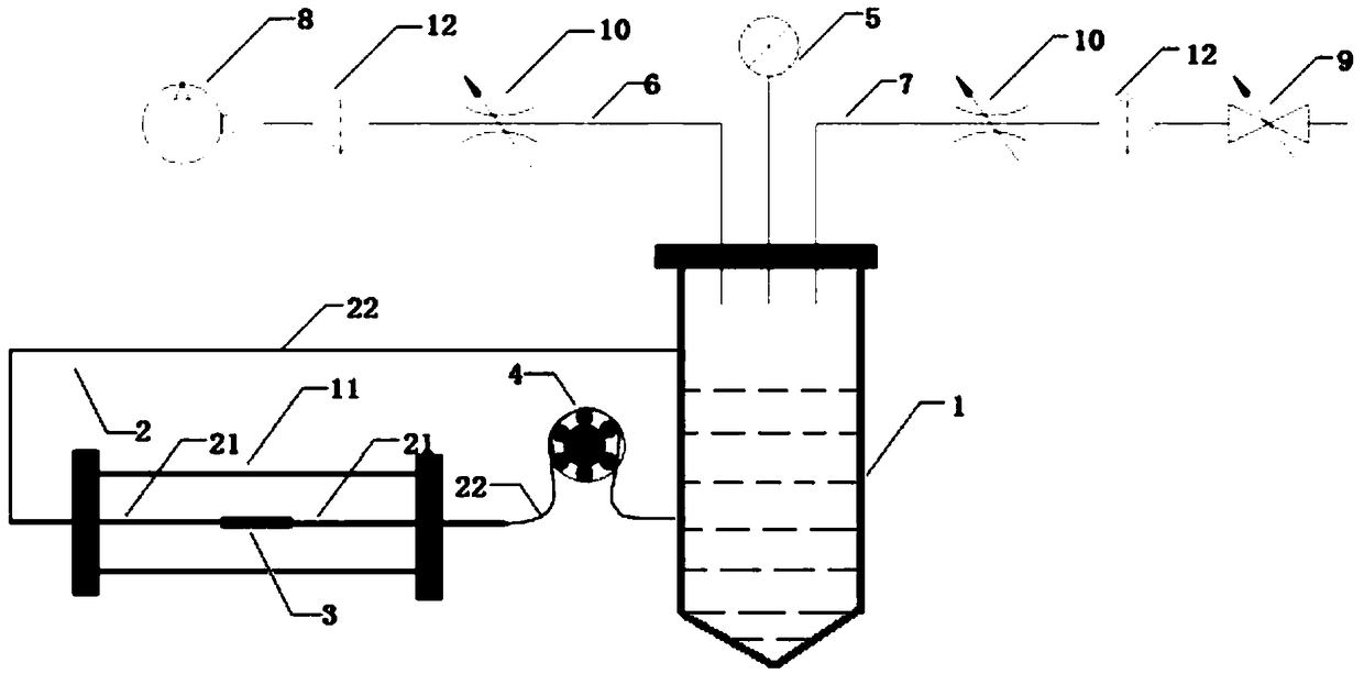 Pressure control device for arterial perfusion of isolated vascular