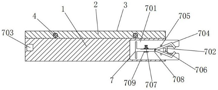 Cable bridge provided with adjustable wiring assembly