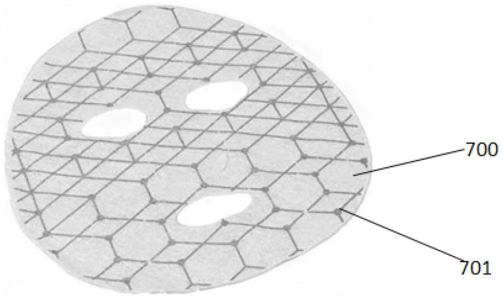 Micro-current mask capable of improving essence absorptivity and preparation method of micro-current mask