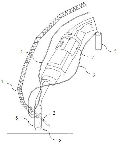 Aluminum alloy fusion welding device