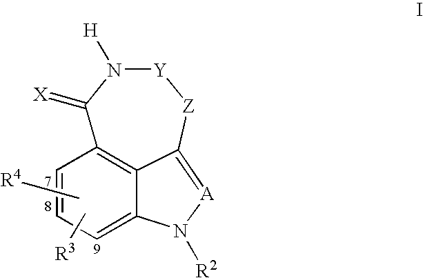 Tricyclic compounds protein kinase inhibitors for enhancing the efficacy of anti-neoplastic agents and radiation therapy