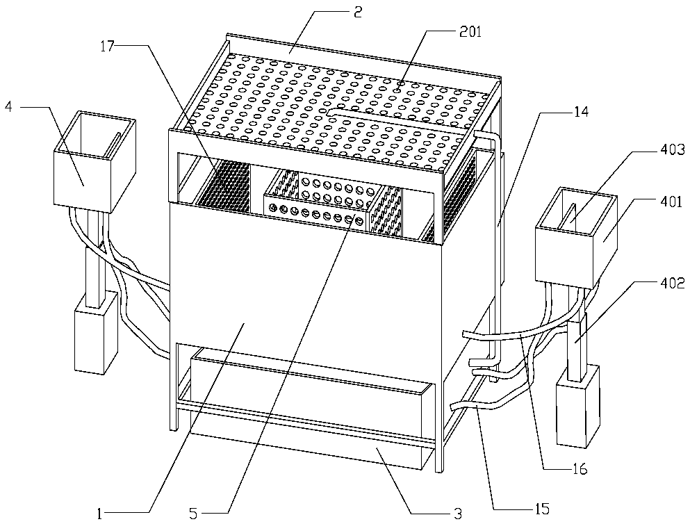 Device for simulating coupling effect of foundation pit excavation stress field and underground water seepage field