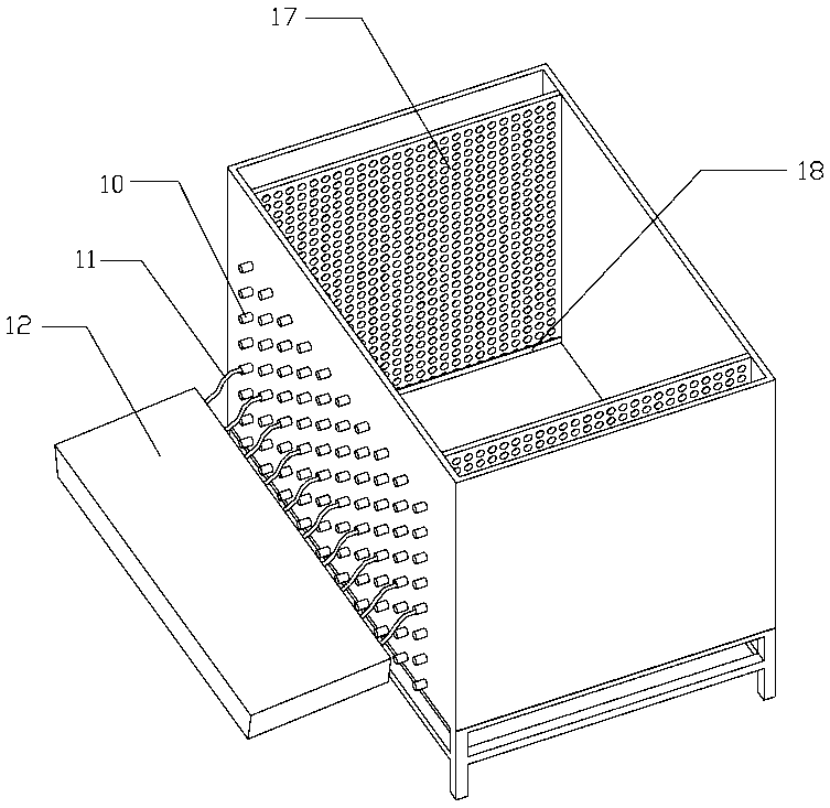 Device for simulating coupling effect of foundation pit excavation stress field and underground water seepage field