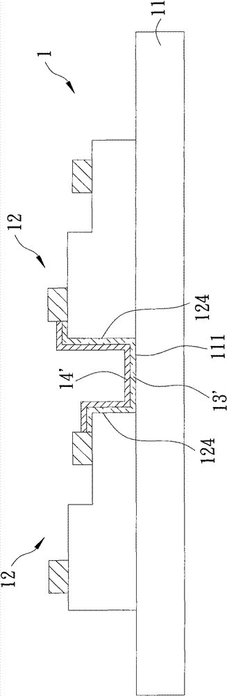 LED (light-emitting diode) module with cross-over electrode and manufacturing method thereof