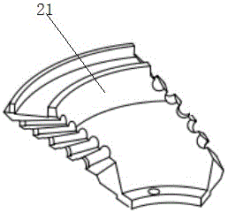 High-precision combined type gamma knife collimator and machining method therefore