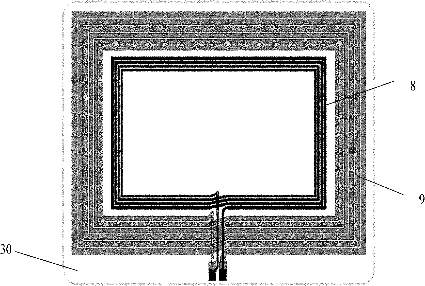 Two-channel coil antenna and device applying same