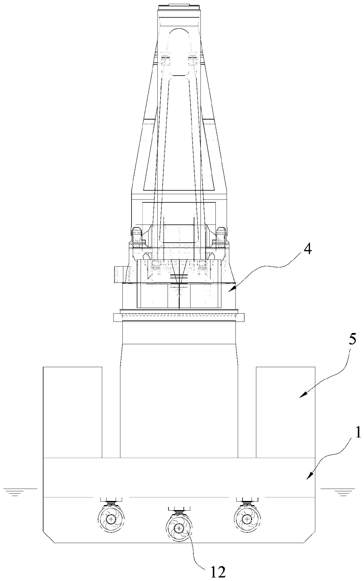 Crane ship and hoisting operation method