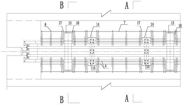 Modular telescopic device with adjustable annular steel