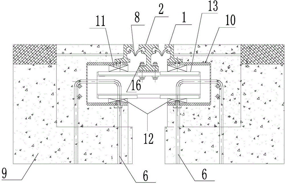 Modular telescopic device with adjustable annular steel