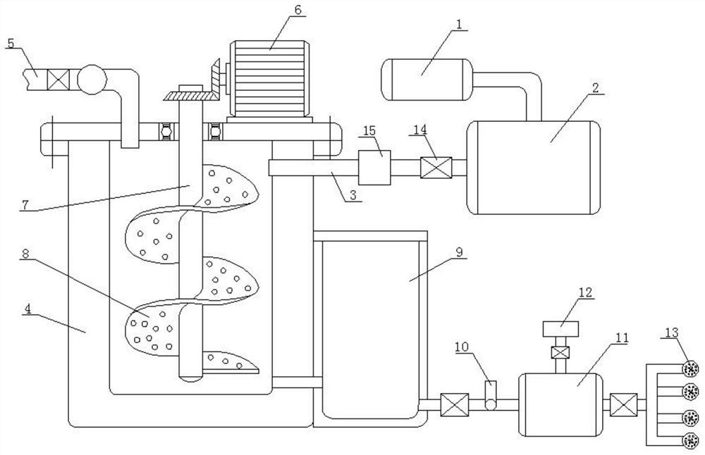 A method for producing ramie degumming water by using waste water discharged up to standard