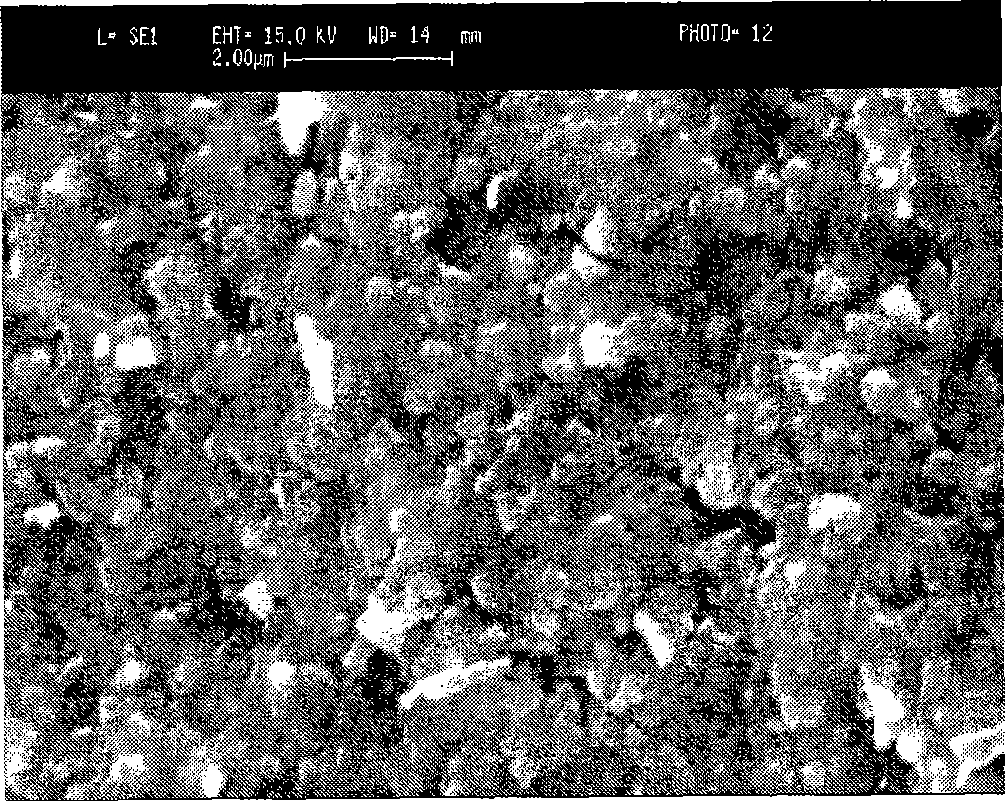 Preparation of conductive titanium nitride/silicon nitride nano composite material