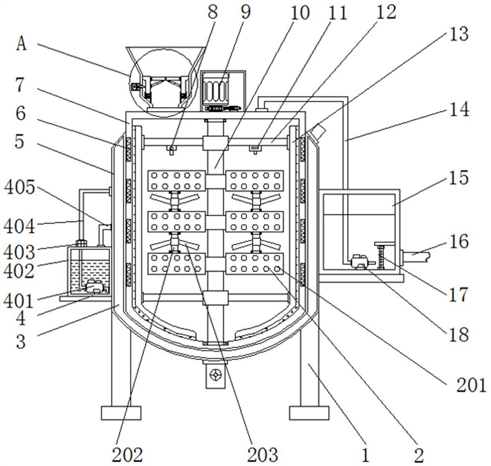 Tailing recycling device for starch glue production