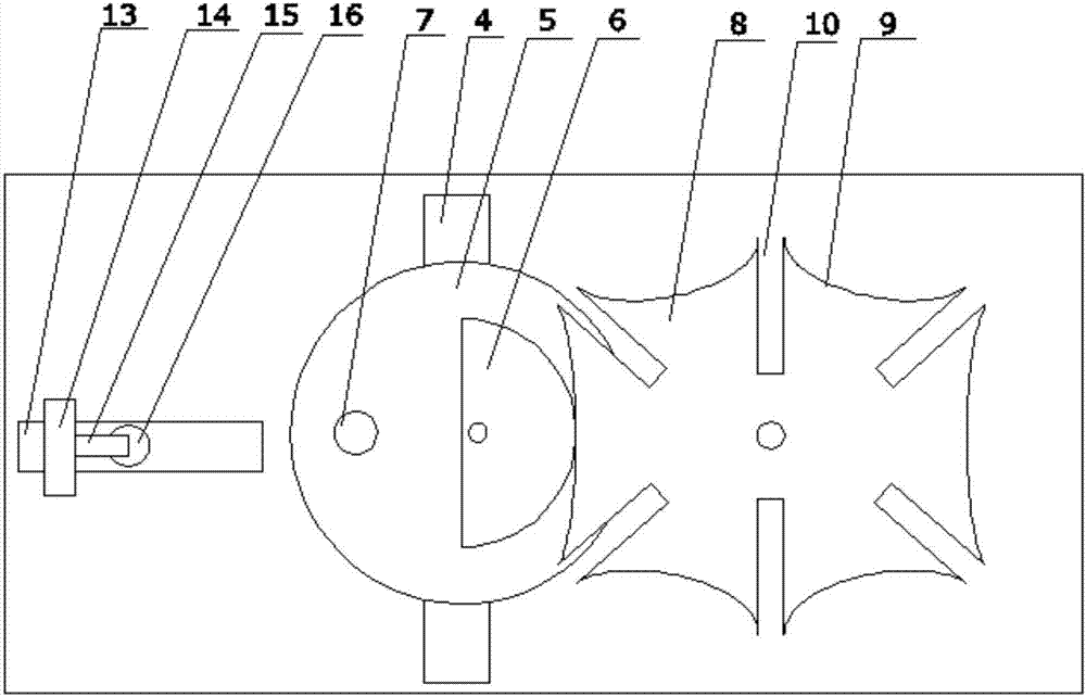 Automatic drilling machine with decelerating function for glass