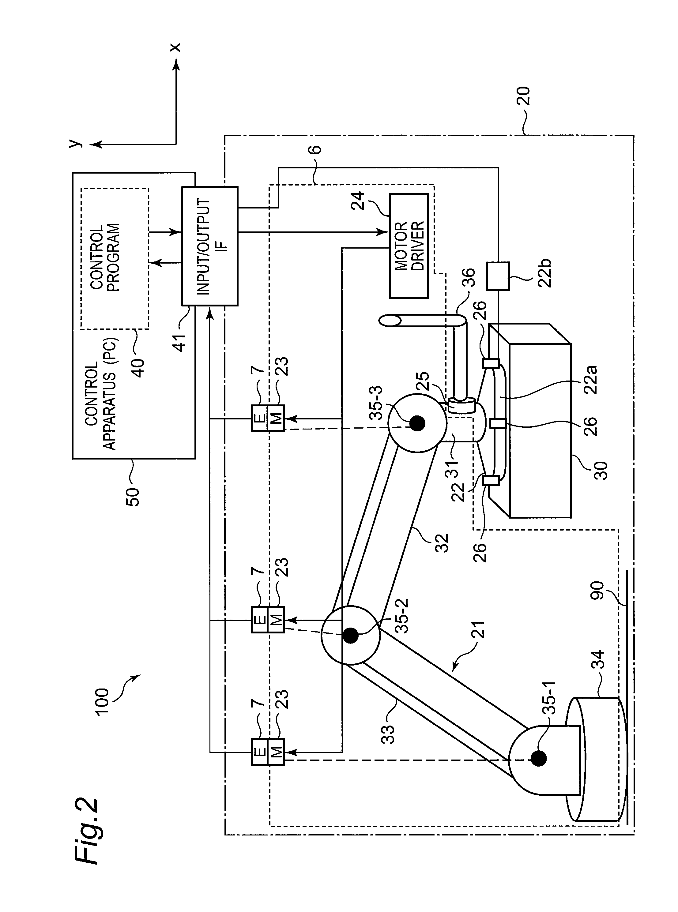 Robot, robot control apparatus, robot control method, and robot control program