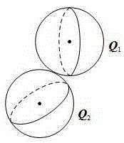 Method for calibrating parabolic catadioptric camera by using tangential two-ball image and orthogonal vanishing points