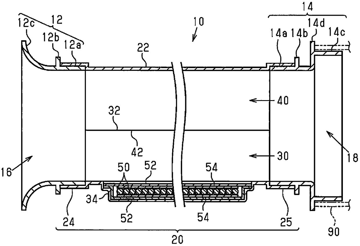 Intake duct for internal combustion engine