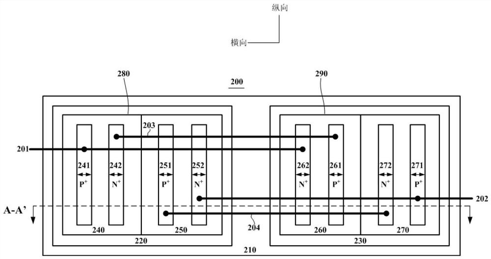 Low power bidirectional scr device and electrostatic protection circuit for esd protection