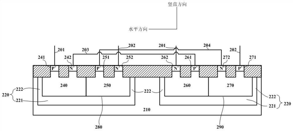 Low power bidirectional scr device and electrostatic protection circuit for esd protection