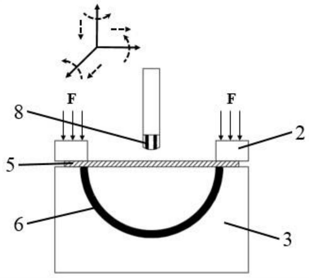 Electromagnetic auxiliary stamping incremental forming process for thin-wall curved-surface light alloy component