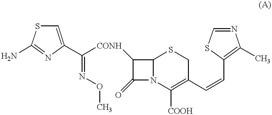 Crystallographically stable amorphous cephalosporin compositions and process for producing the same