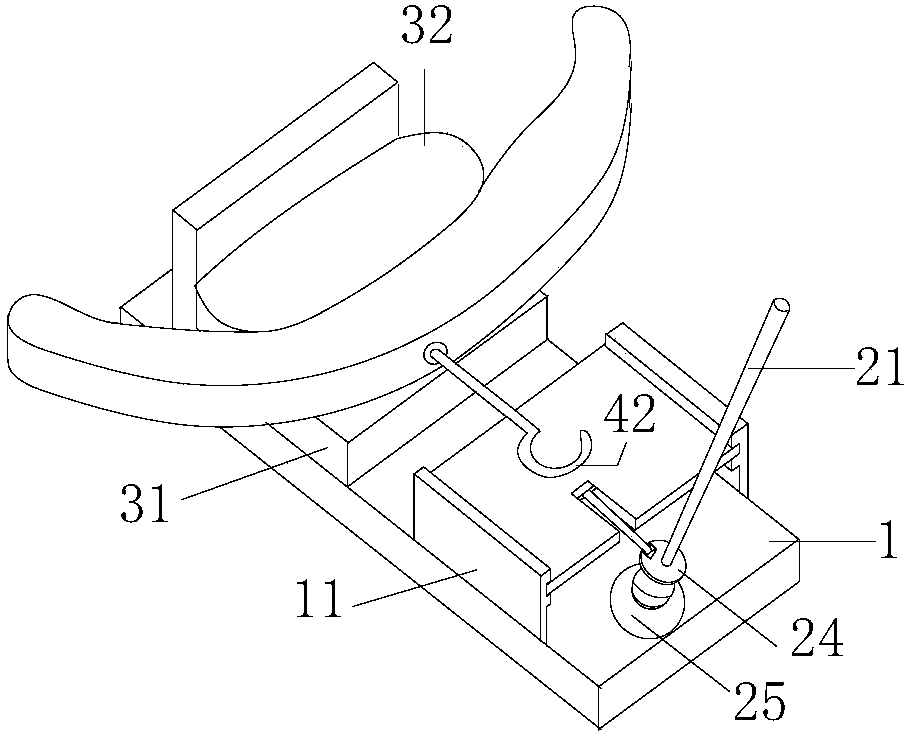 Hanger hook pressing device