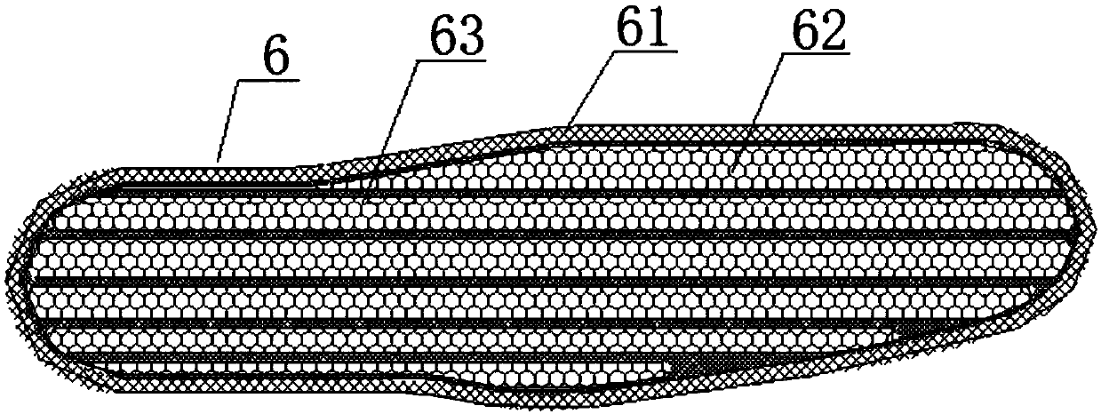 Double-density molding in-mold foaming vulcanization molding rubber health sole and production technology thereof